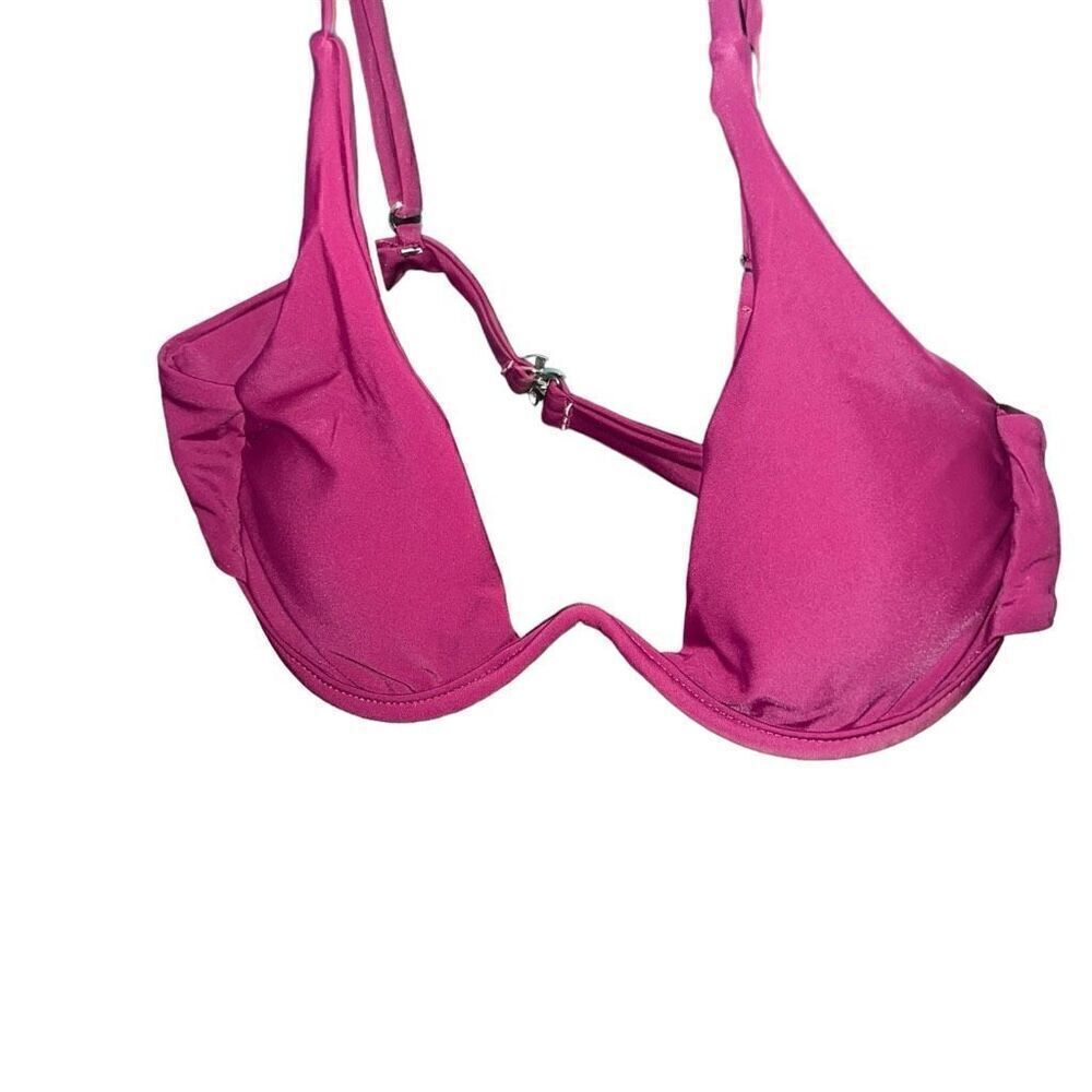 NWT ZAFUL Maroon Bikini Top Size 6 - Picture 3 of 5